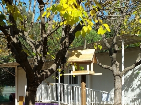 Instal·lació de la menjadora - Caixes-niu i menjadores